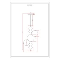 Светильник подвесной Moderli V10788-5P Renny