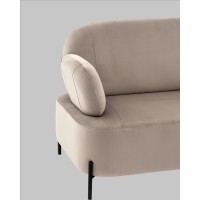 Диван Кэнди велюр светло-серый
