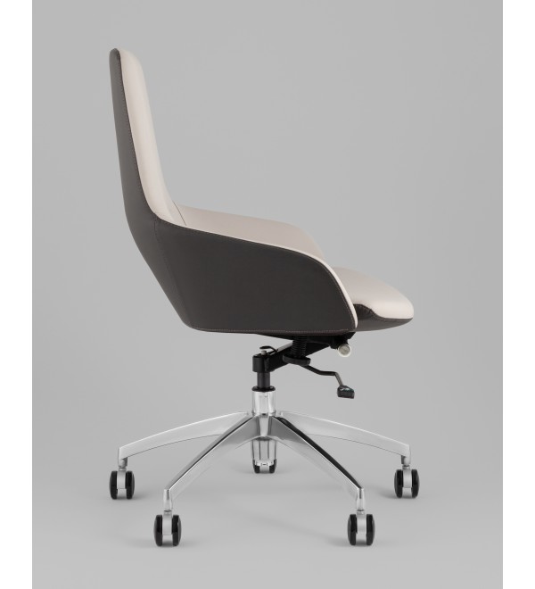 Кресло офисное TopChairs Soulo светло-серый, серый