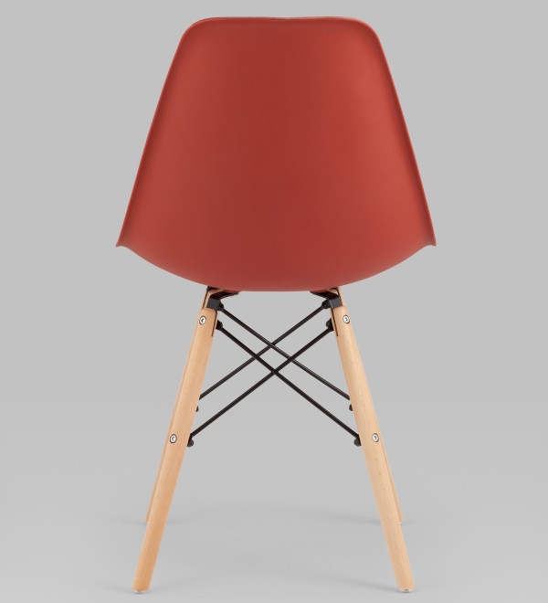 Стул Eames Style DSW терракотовый x4 (разборный каркас)