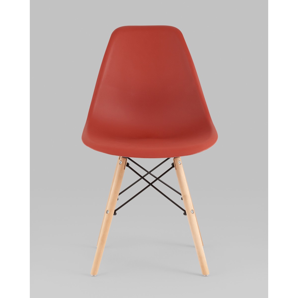 Стул Eames Style DSW терракотовый (разборный каркас)