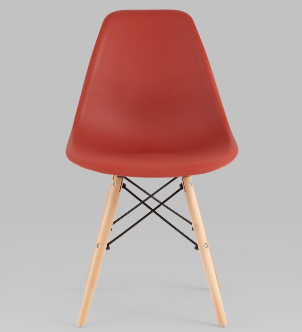 Стул Eames Style DSW терракотовый (разборный каркас)