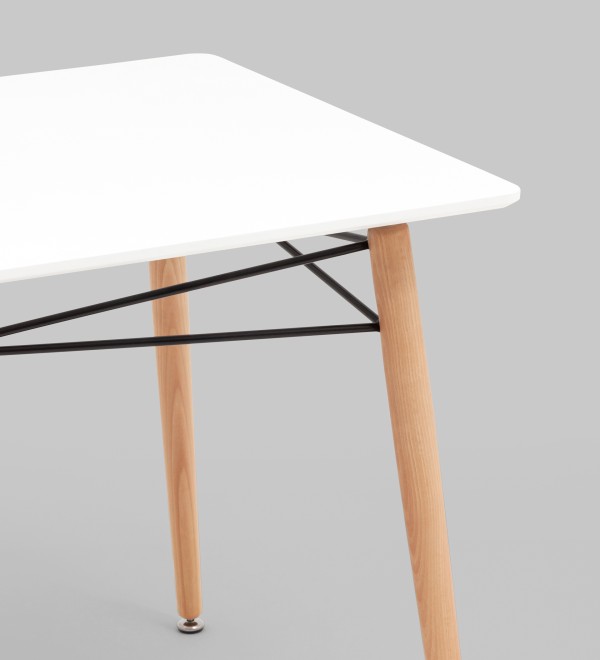 Стол Eames DSW Rectangle New 120*80 белый