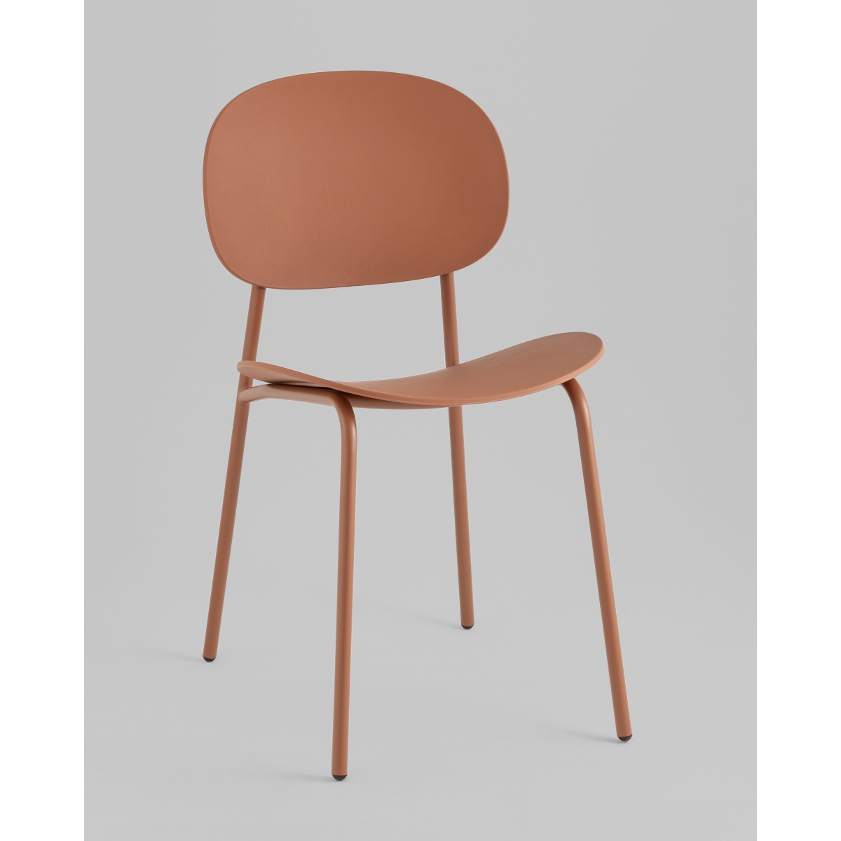 Стул Edie пластик коричневый NP