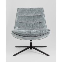 Кресло лаунж Lazy серый