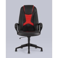 Кресло игровое TopChairs ST-CYBER 8 черный/красный