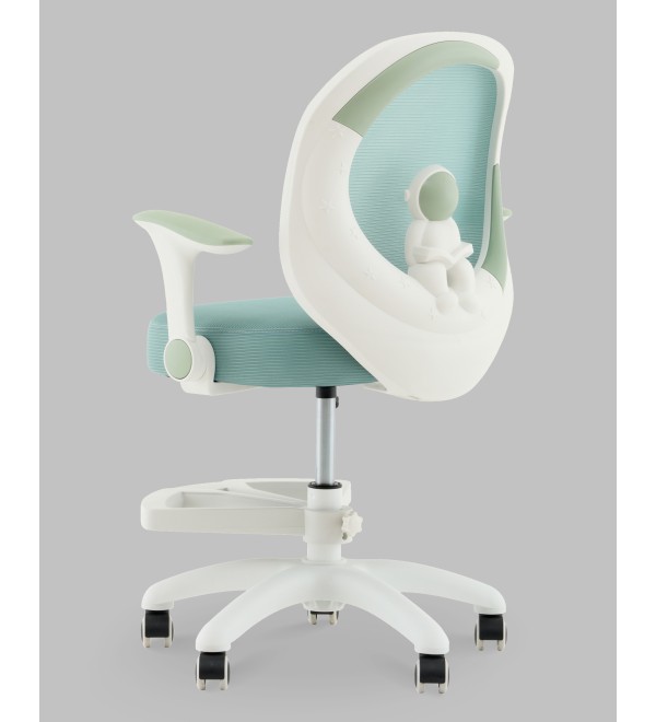Кресло компьютерное детское TopChairs Spaceman мятный