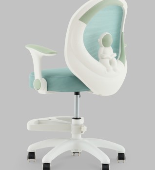 Кресло компьютерное детское TopChairs Spaceman мятный