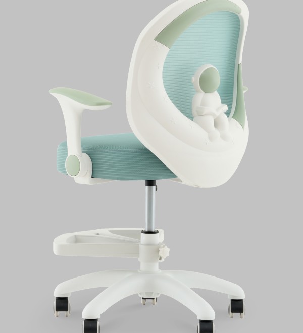Кресло компьютерное детское TopChairs Spaceman мятный