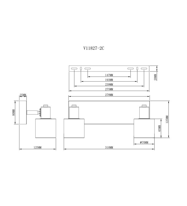 Спот Moderli V11827-2C Malet
