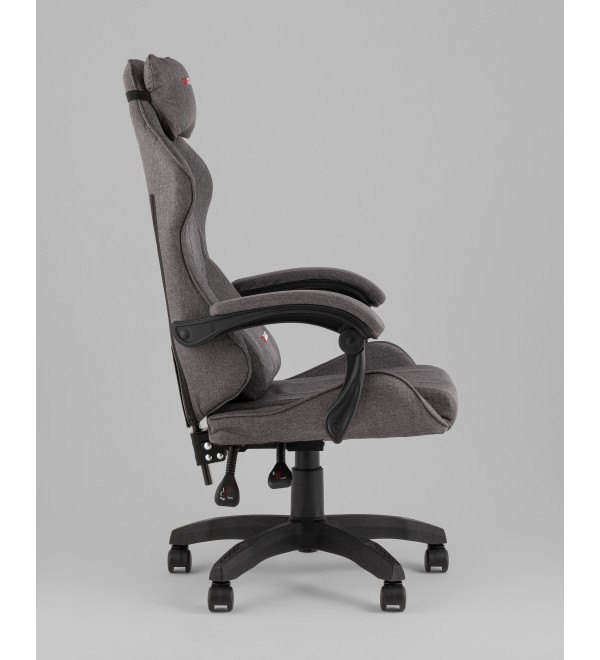 Кресло спортивное TopChairs MG-7036 ткань серый