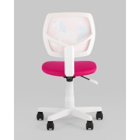 Кресло компьютерное детское ЛОЛО Unicorn, пластик белый