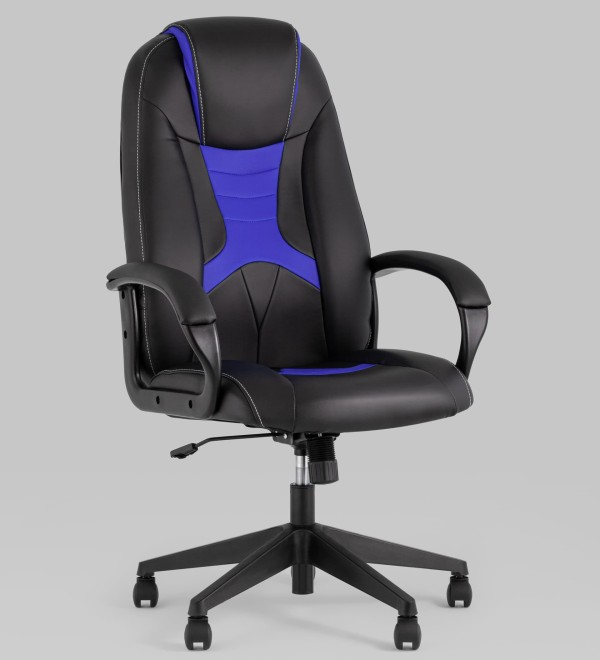 Кресло игровое TopChairs ST-CYBER 8 черный/синий