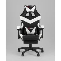 Кресло спортивное TopChairs MG-7019 черно-белый