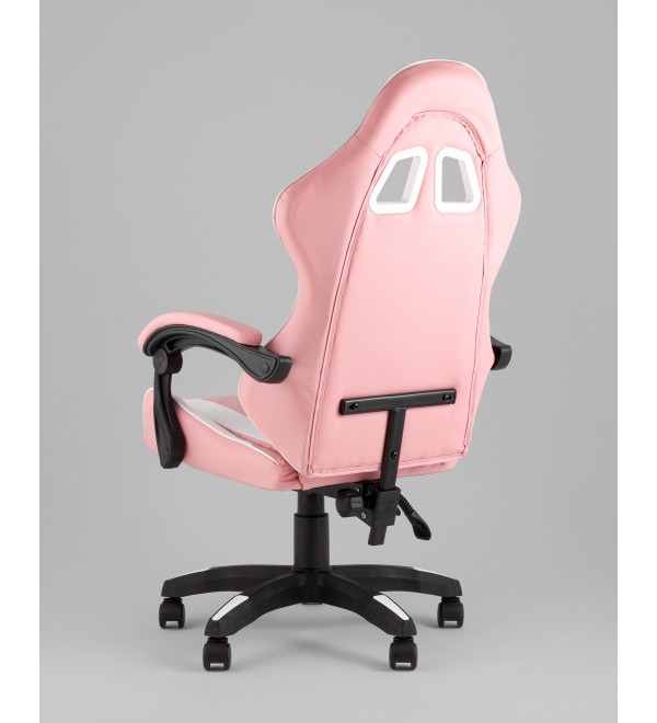 Кресло спортивное TopChairs MG-7035 розово-белый