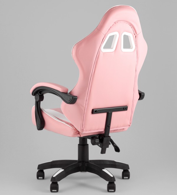 Кресло спортивное TopChairs MG-7035 розово-белый