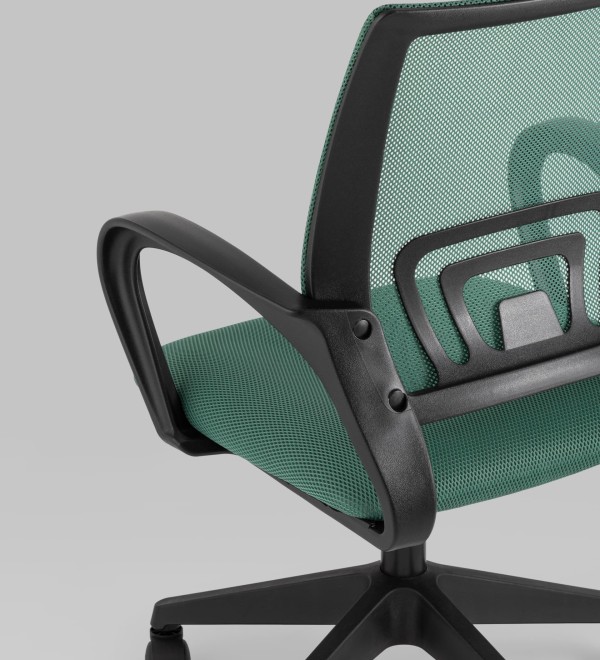 Кресло офисное TopChairs ST-Basic сетка/ткань зеленый