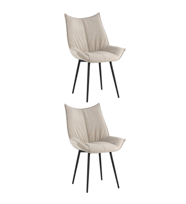 Стул Осло NEW велюр бежевый 2 шт.