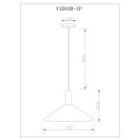 Светильник подвесной Moderli V11551-1P Forli