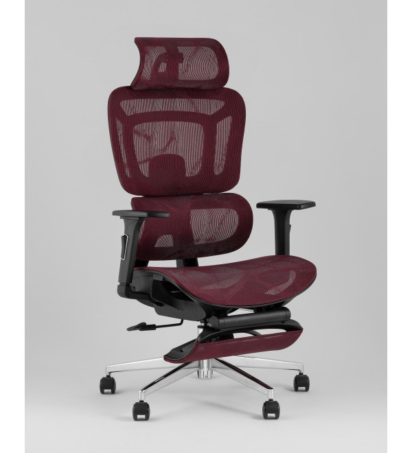 Кресло офисное TopChairs Nimbus бордовый