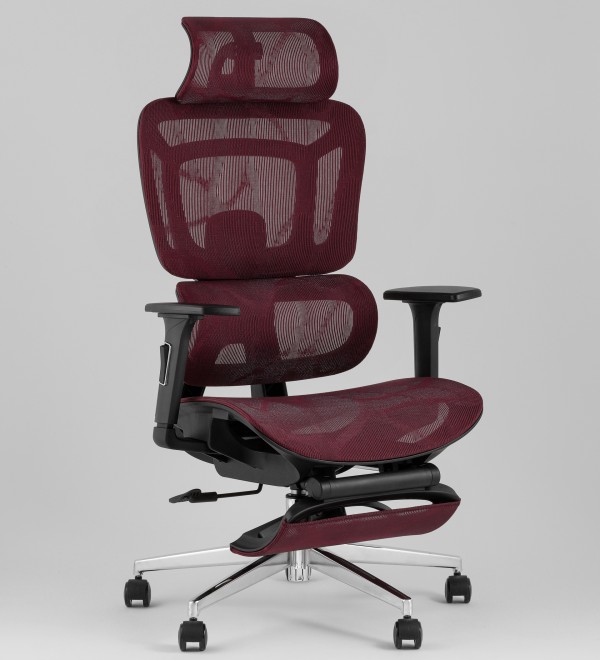 Кресло офисное TopChairs Nimbus бордовый