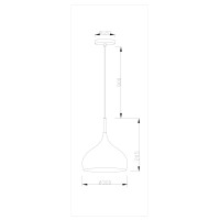 Подвесной светильник Moderli V1295-1P Eline