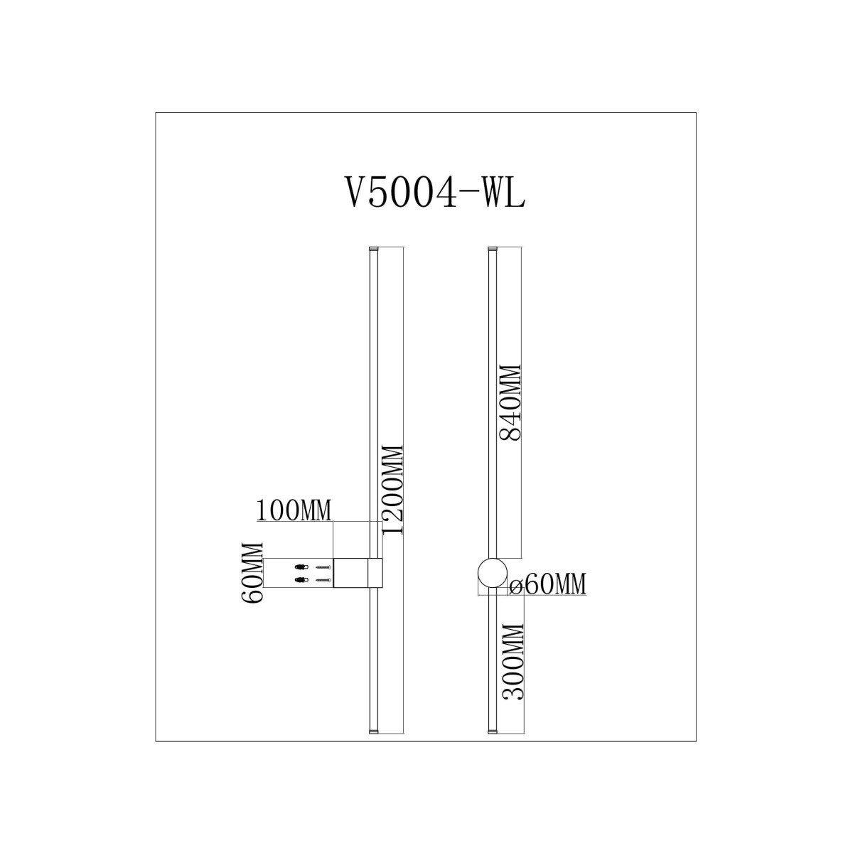 Настенный светодиодный светильник Moderli V5004-WL Ricco