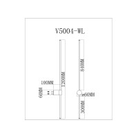 Настенный светодиодный светильник Moderli V5004-WL Ricco