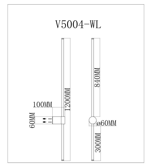 Настенный светодиодный светильник Moderli V5004-WL Ricco