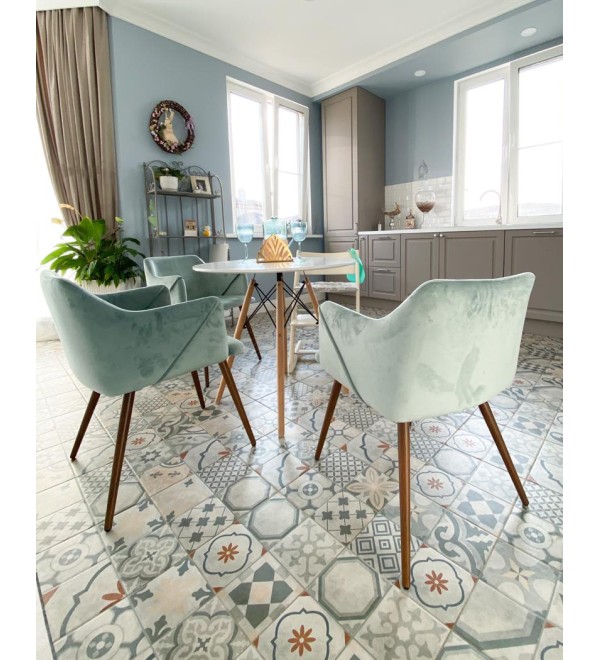Стол круглый Eames DSW NEW D70 белый