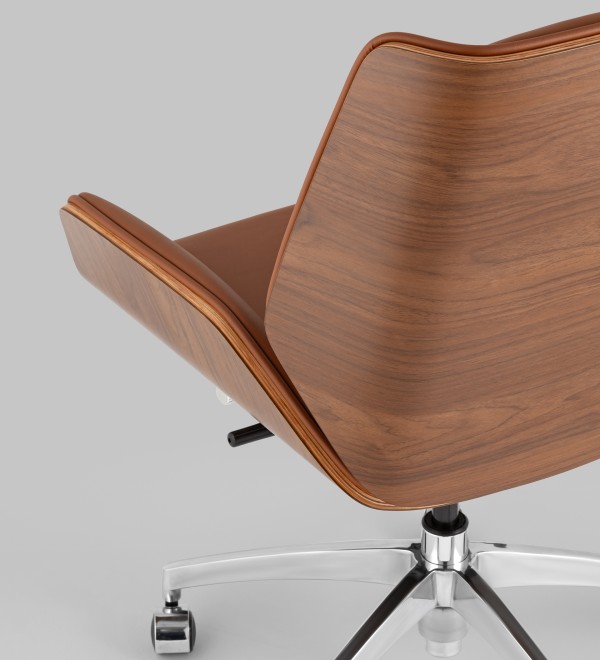Кресло офисное TopChairs Crown SN коричневый