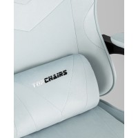Кресло спортивное TopChairs MG-7019 велюр светло-голубой