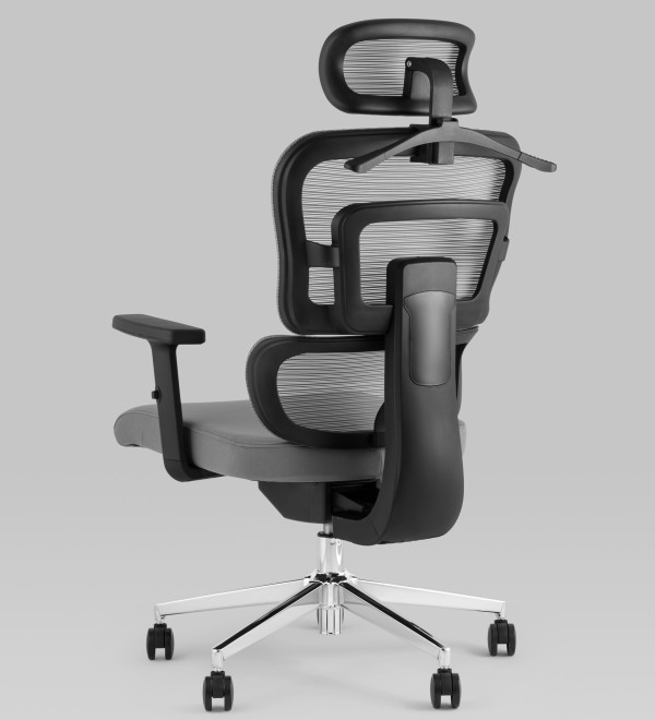Кресло офисное TopChairs Techno серый