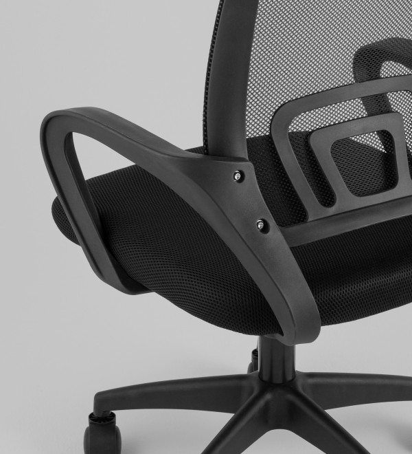 Кресло офисное TopChairs Simple SN черный