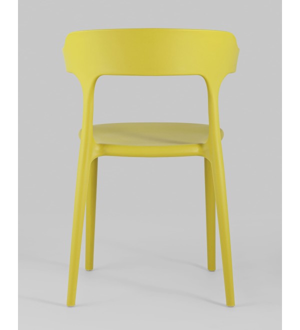 Стул Neo пластик горчичный
