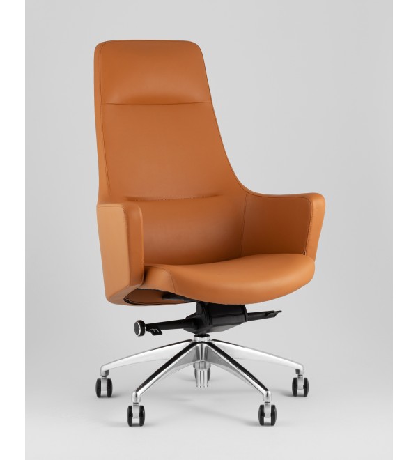 Кресло руководителя TopChairs Ferris коричневое