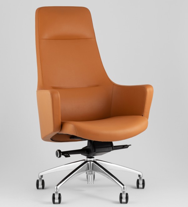Кресло руководителя TopChairs Ferris коричневое