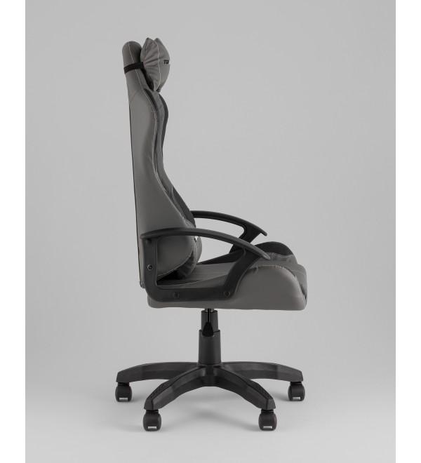 Кресло спортивное TopChairs Wyvern серо-черный