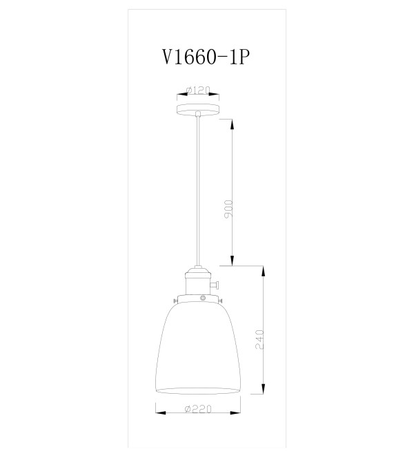 Светильник подвесной Moderli V11518-1P Suvo