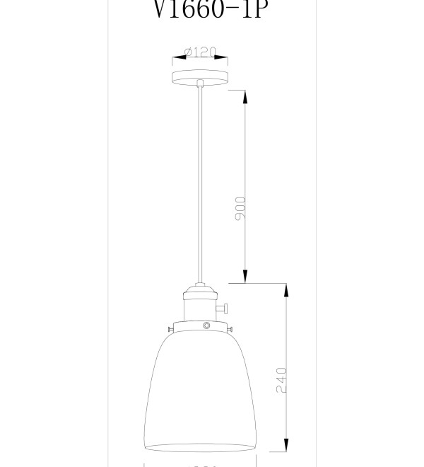 Светильник подвесной Moderli V11518-1P Suvo