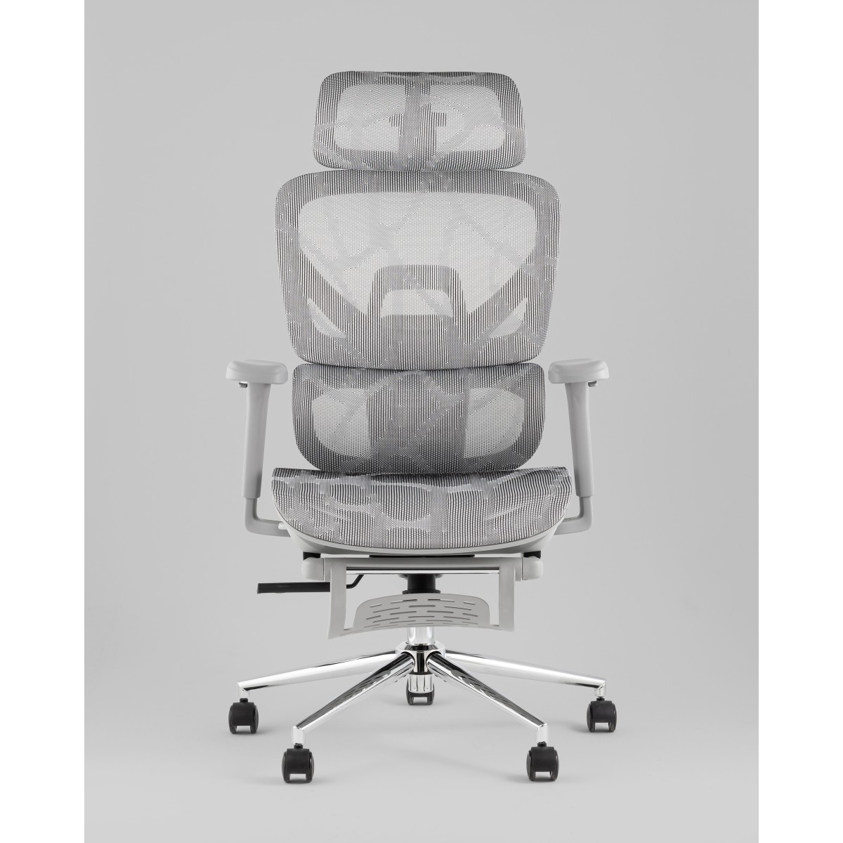 Кресло офисное TopChairs Vertus серая сетка
