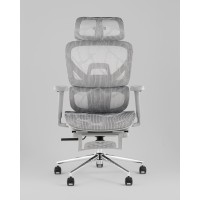 Кресло офисное TopChairs Vertus серая сетка