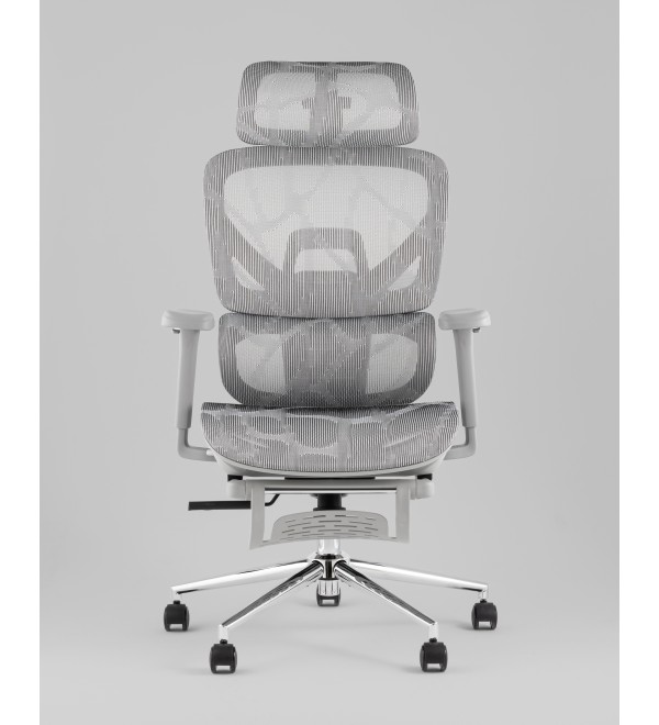 Кресло офисное TopChairs Vertus серая сетка