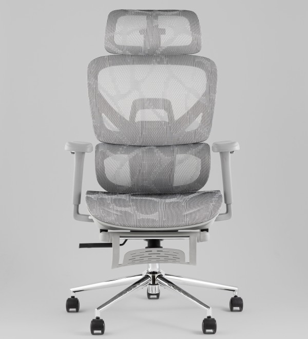 Кресло офисное TopChairs Vertus серая сетка