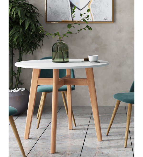 Стол обеденный Target Circle 90*90 белый