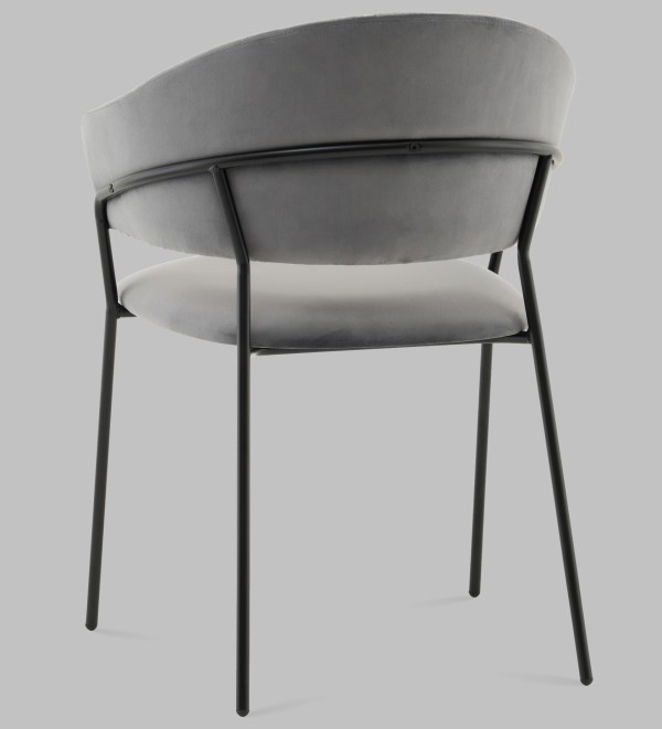 Стул Бруно NEW велюр серый