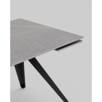 Стол раздвижной Лоуренс 120-180х80х76 см Armani Grey керамика