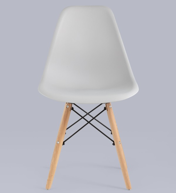 Стул Eames Style DSW светло-серый (разборный каркас)