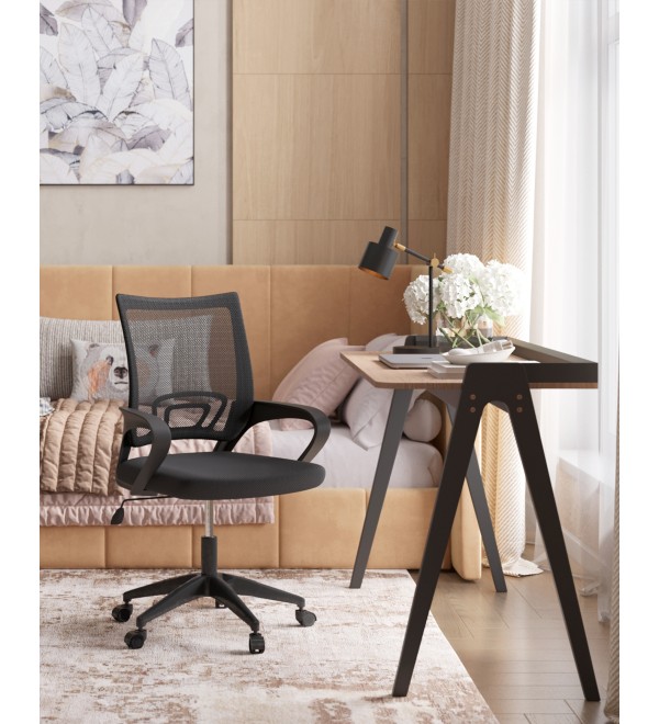 Кресло офисное TopChairs Simple SN черный