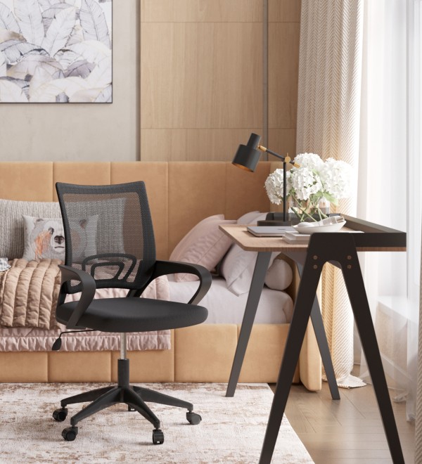 Кресло офисное TopChairs Simple SN черный